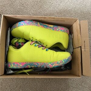 NOBULL Yellow Sneakers with Colorful Sole